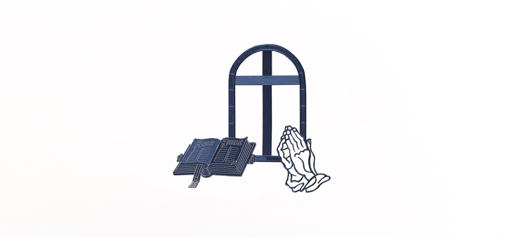 AP-510-BL Church Window Blue